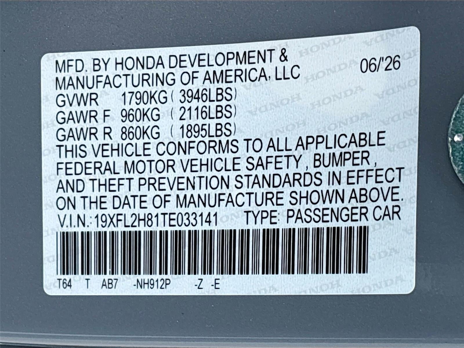 2026 Honda Civic Sport