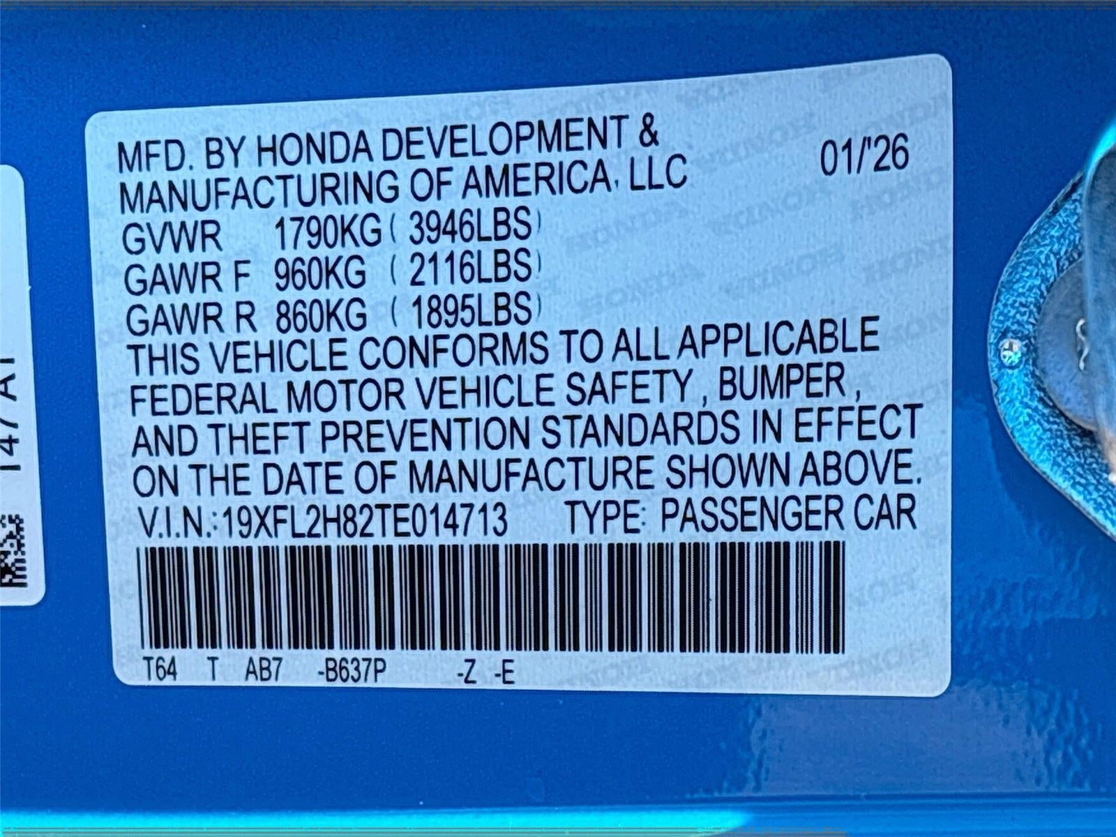 2026 Honda Civic Sport