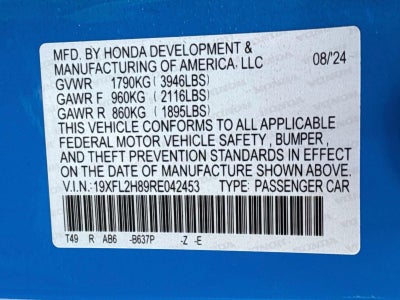 2024 Honda Civic Sport