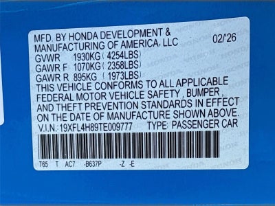 2026 Honda Civic Hybrid Sport
