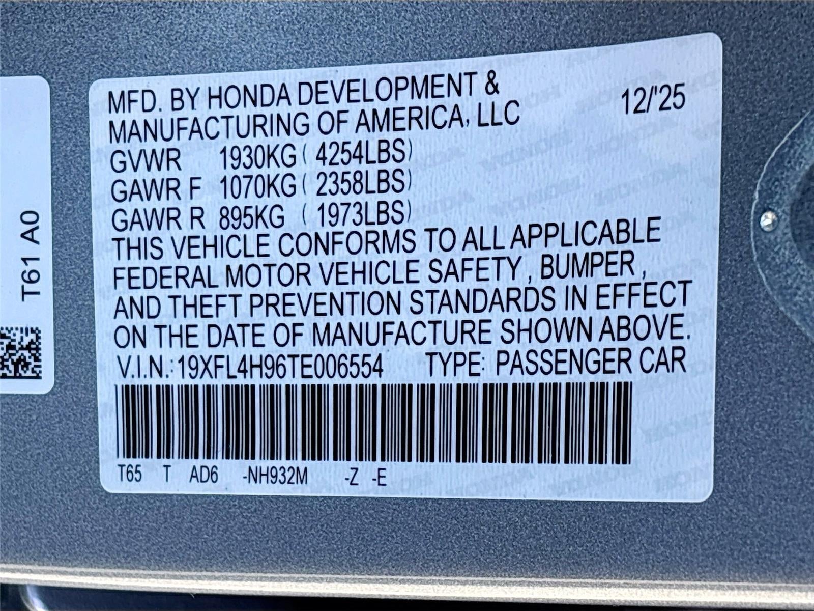 2026 Honda Civic Hybrid Sport Touring