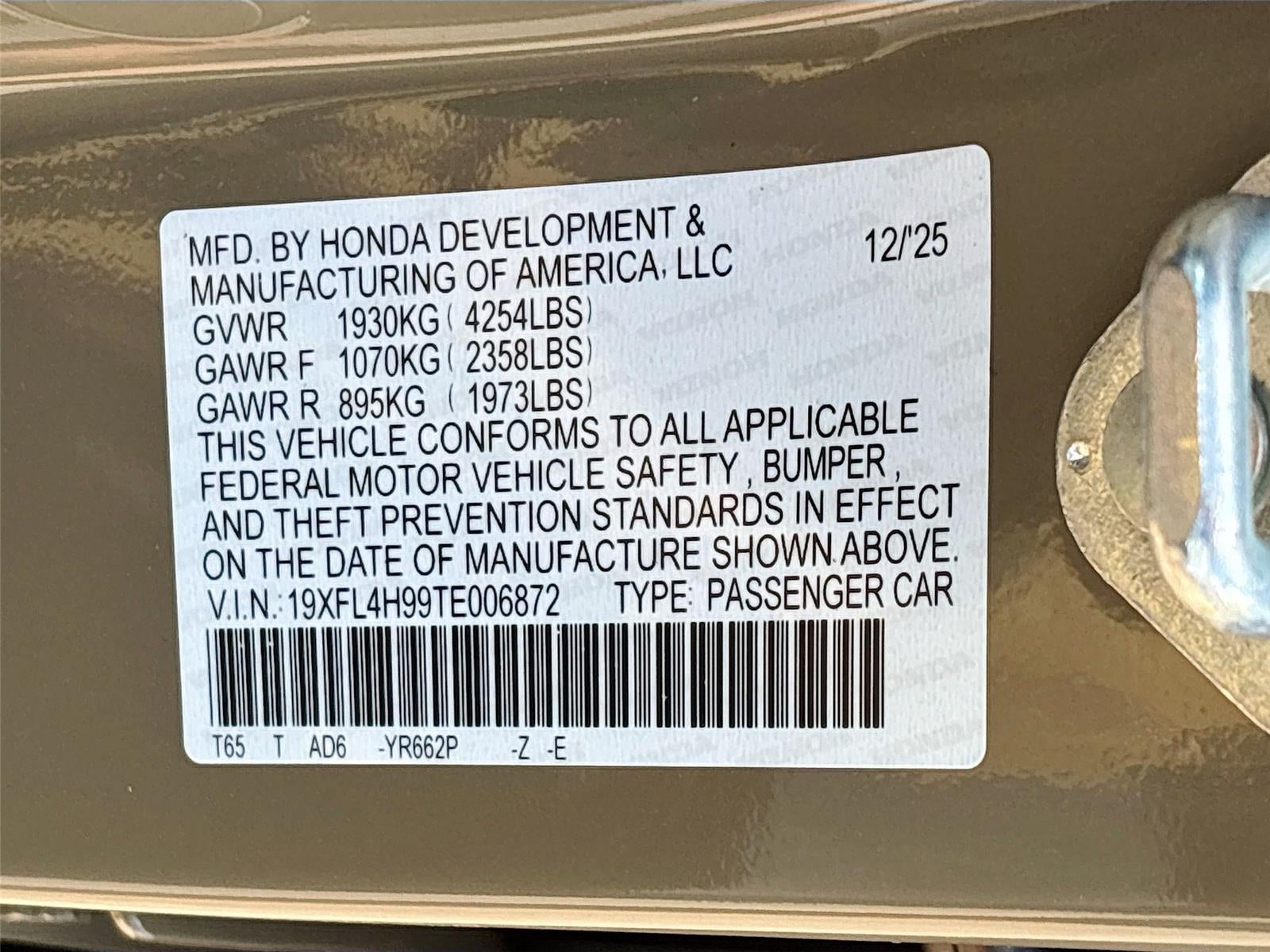 2026 Honda Civic Hybrid Sport Touring