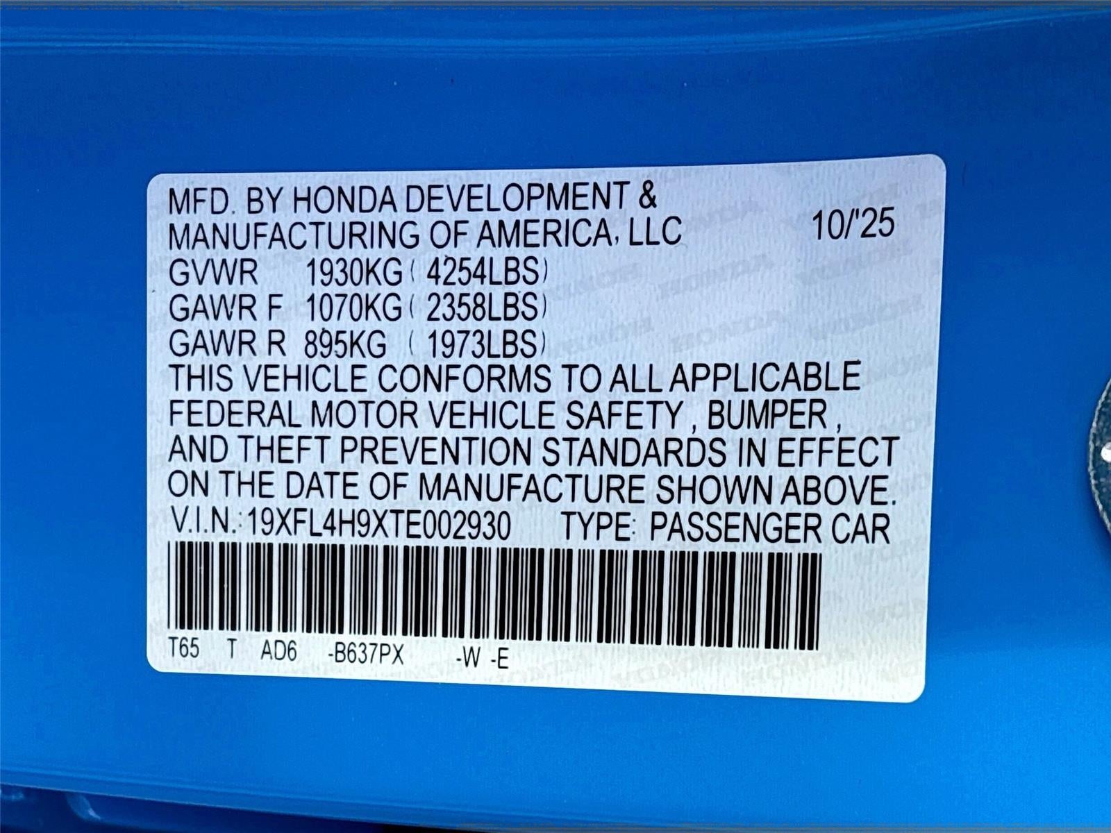 2026 Honda Civic Hybrid Sport Touring