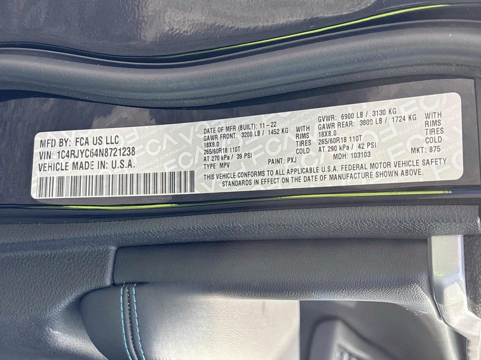 2022 Jeep Grand Cherokee 4Xe Trailhawk
