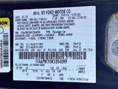 2019 Ford Mustang GT Premium