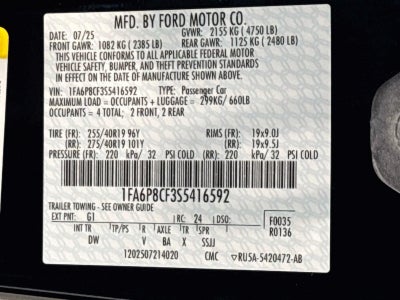 2025 Ford Mustang GT