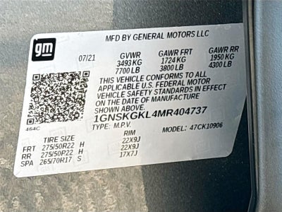 2021 Chevrolet Suburban High Country