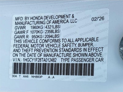 2026 Honda Accord Sedan LX