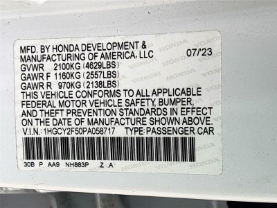 2023 Honda Accord Hybrid Sport