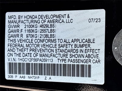 2023 Honda Accord Hybrid Sport
