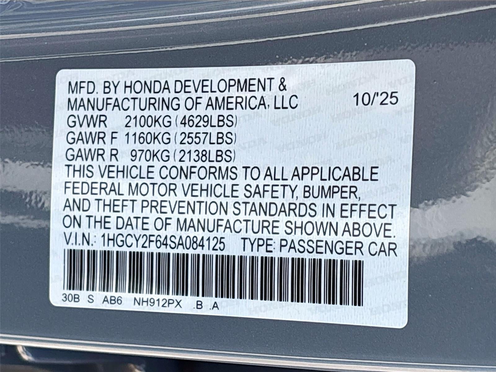 2025 Honda Accord Hybrid EX-L