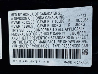 2024 Honda Civic Sedan EX