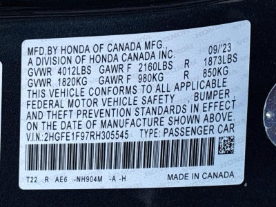 2024 Honda Civic Touring