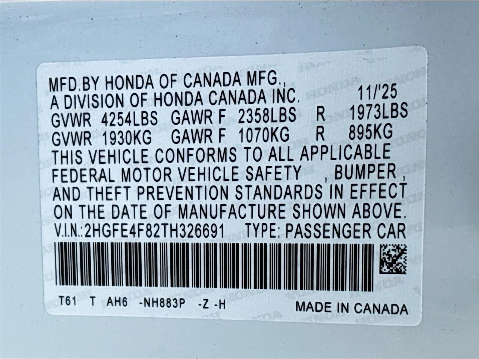 2026 Honda Civic Hybrid Sport