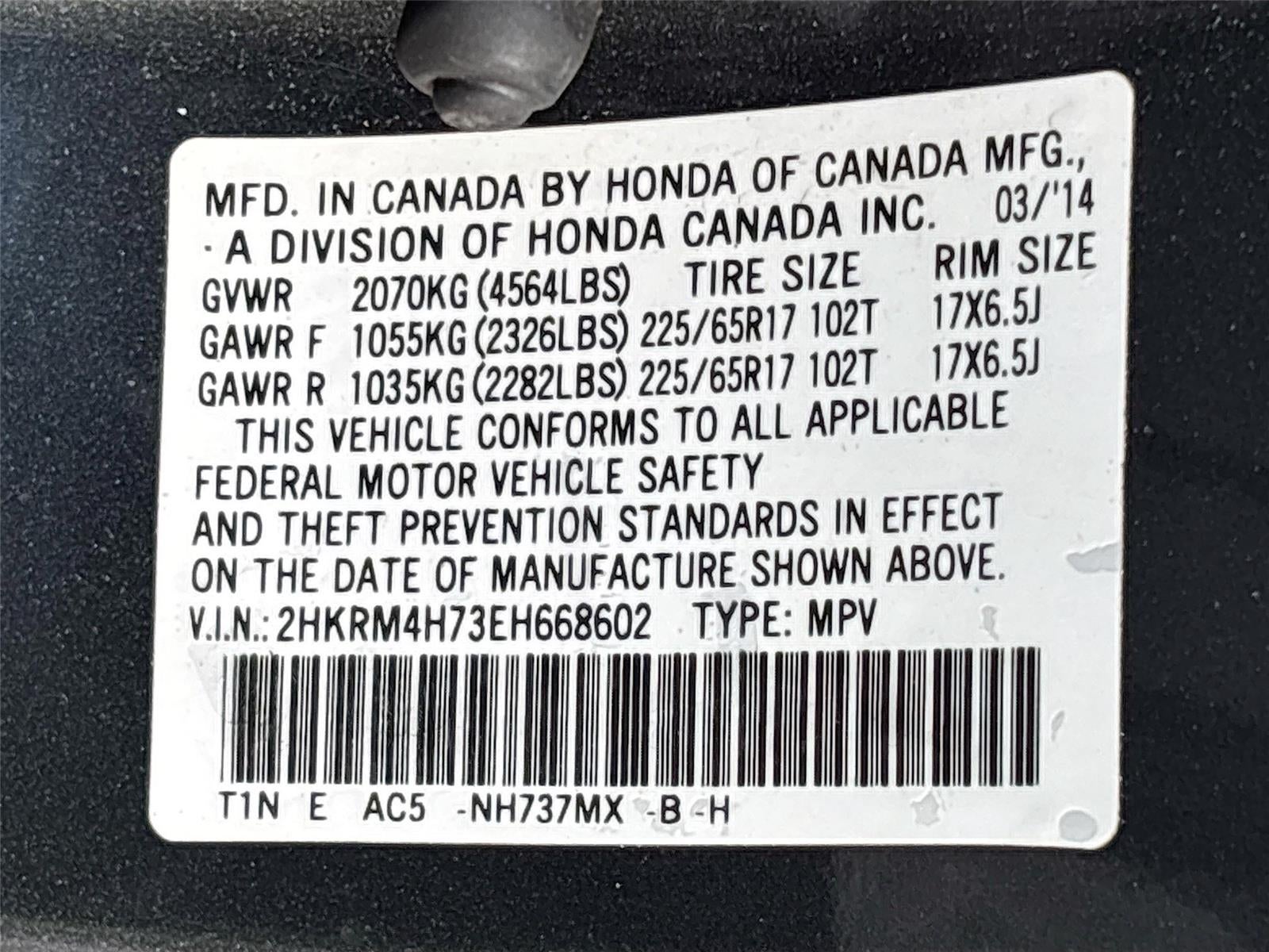 2014 Honda CR-V EX-L