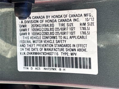 2013 Honda CR-V EX-L