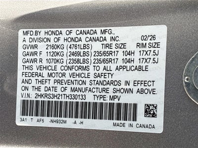 2026 Honda CR-V LX