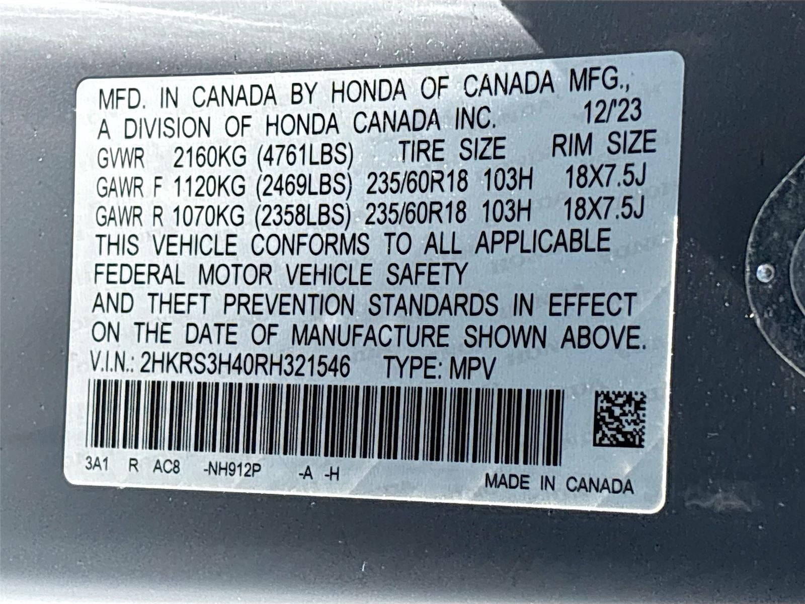 2024 Honda CR-V EX