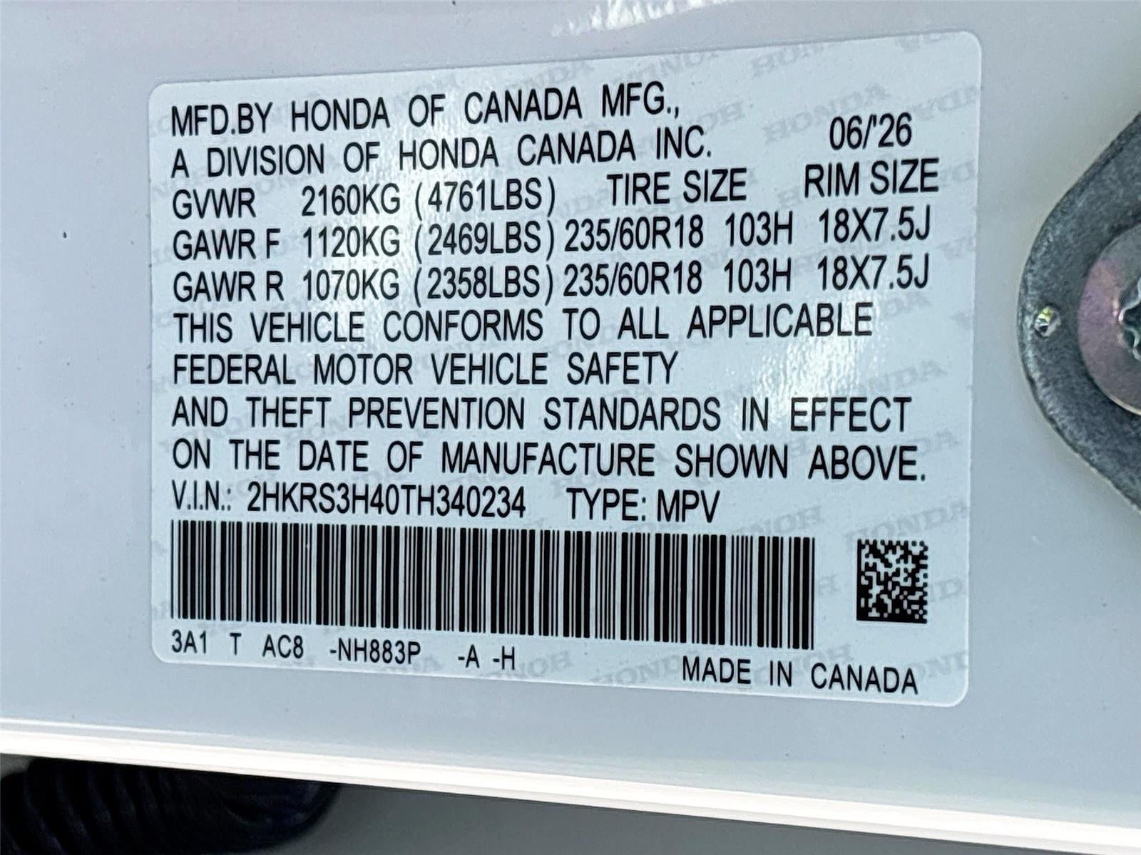 2026 Honda CR-V EX