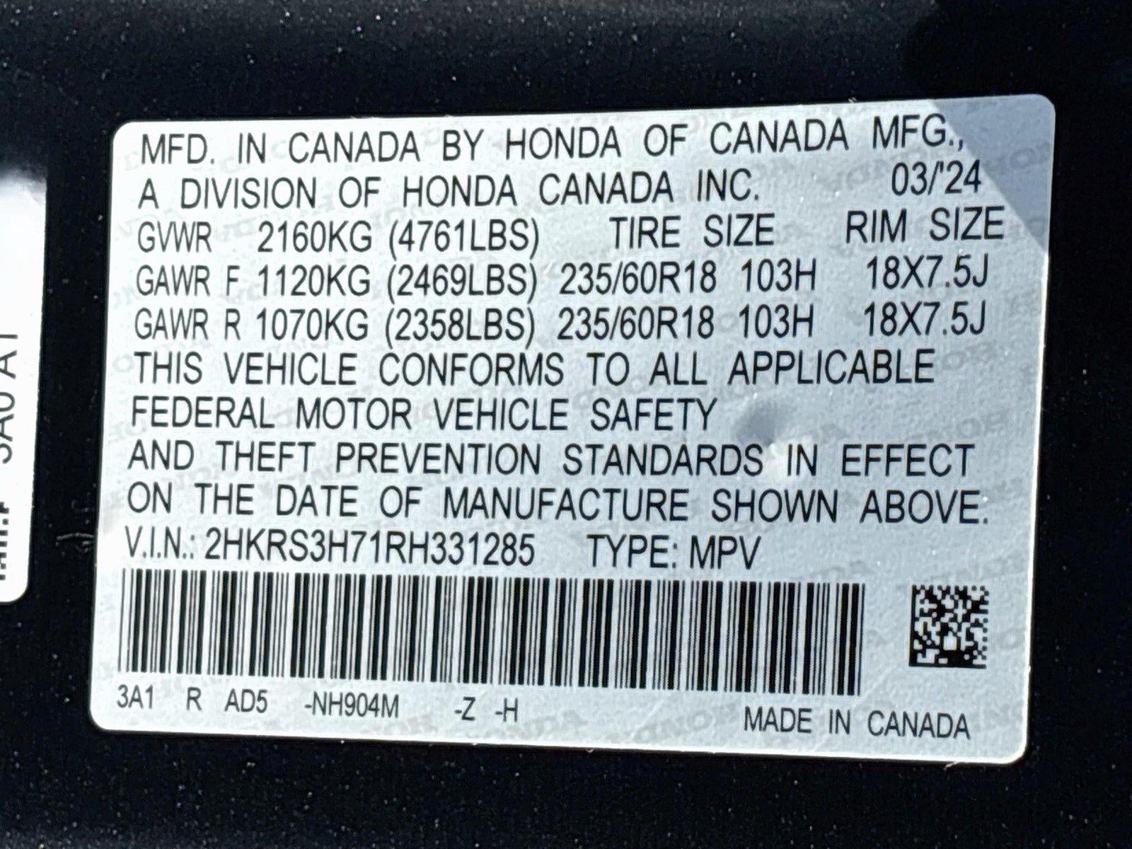 2024 Honda CR-V EX-L