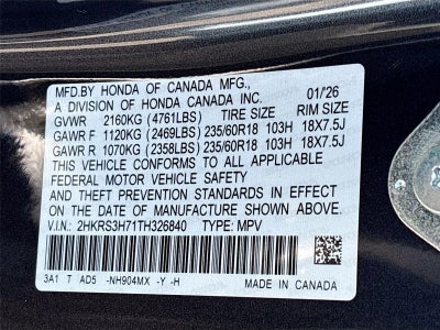 2026 Honda CR-V EX-L