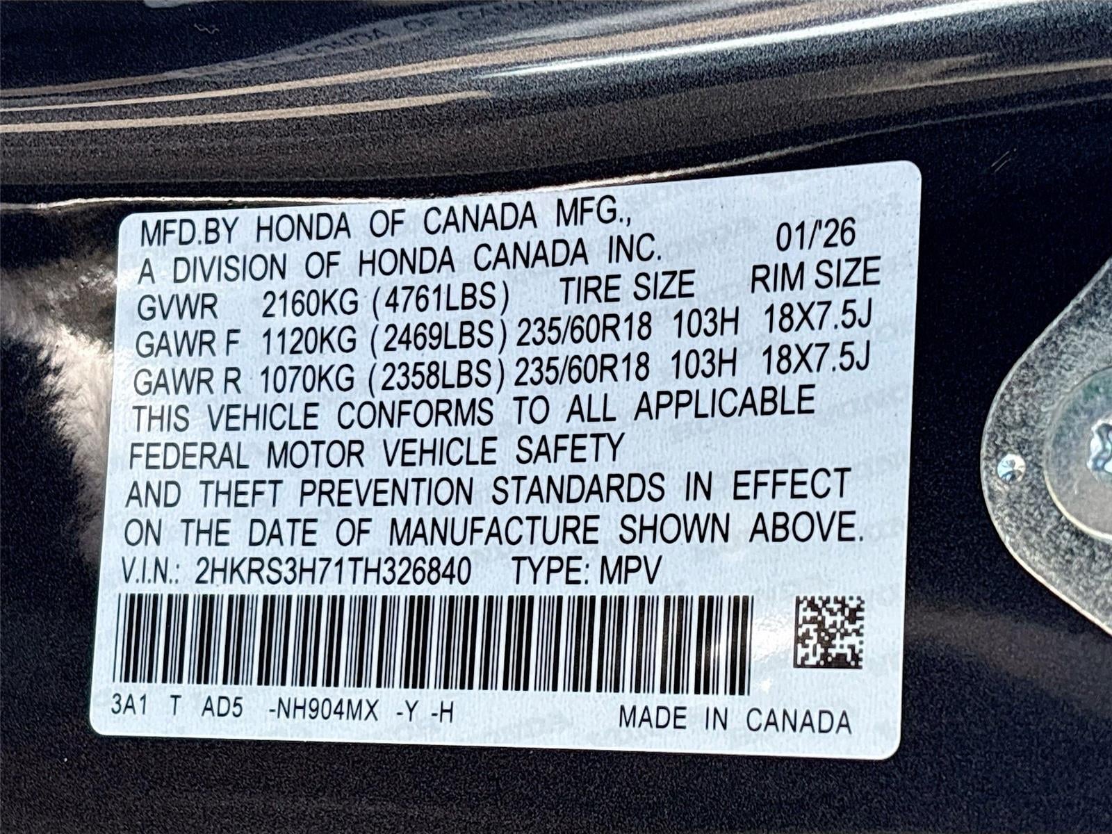 2026 Honda CR-V EX-L