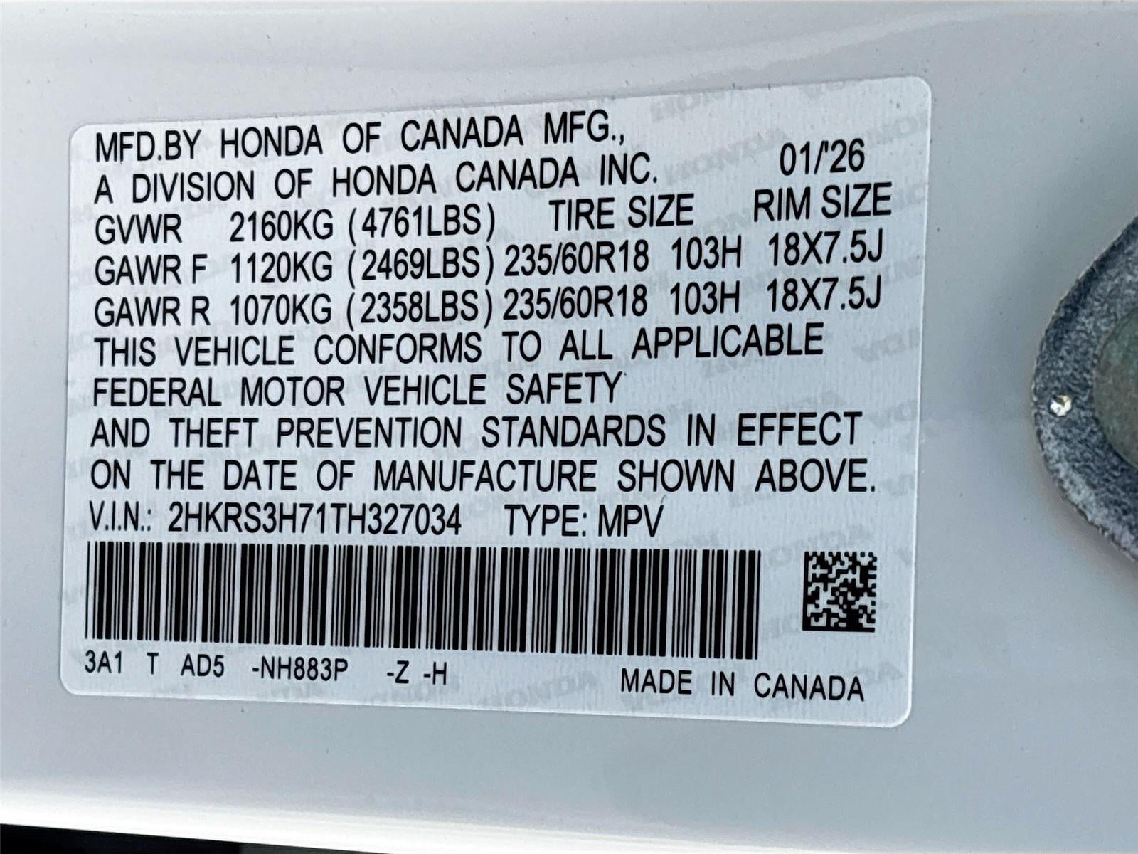 2026 Honda CR-V EX-L