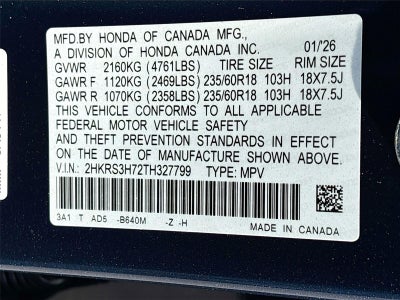 2026 Honda CR-V EX-L