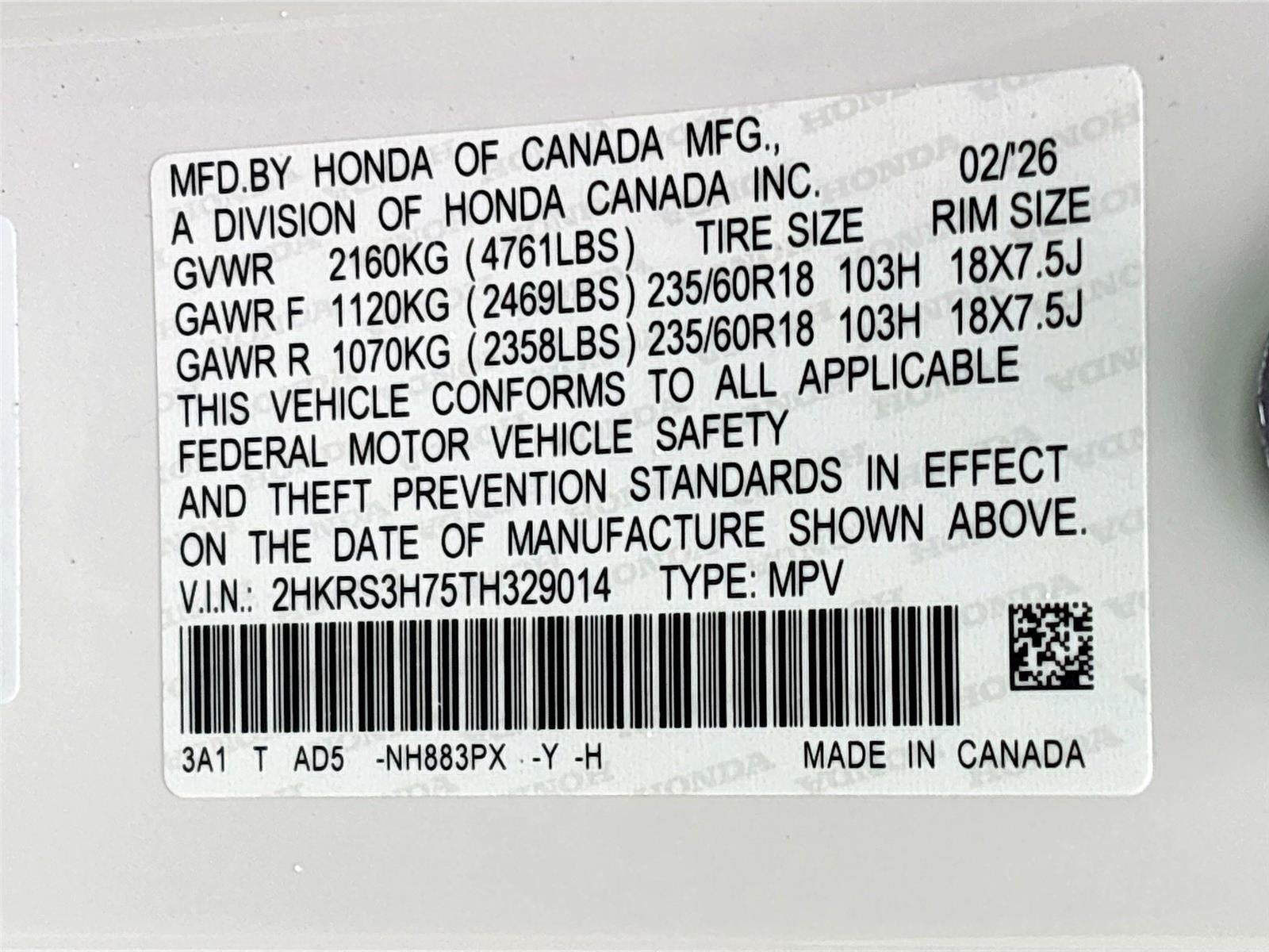 2026 Honda CR-V EX-L