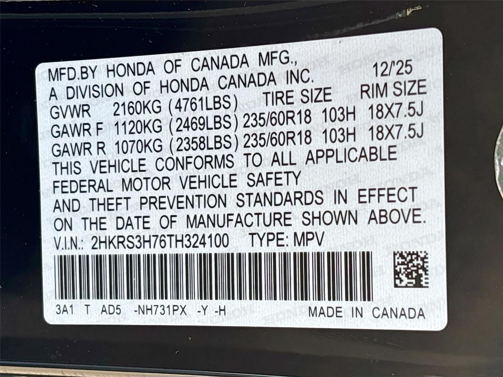 2026 Honda CR-V EX-L