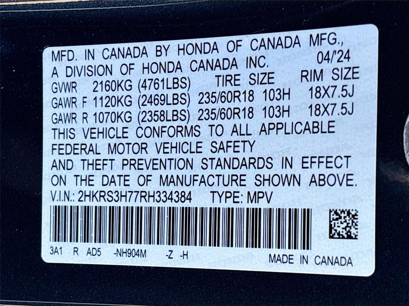 2024 Honda CR-V EX-L