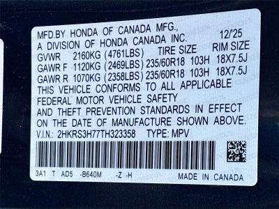 2026 Honda CR-V EX-L