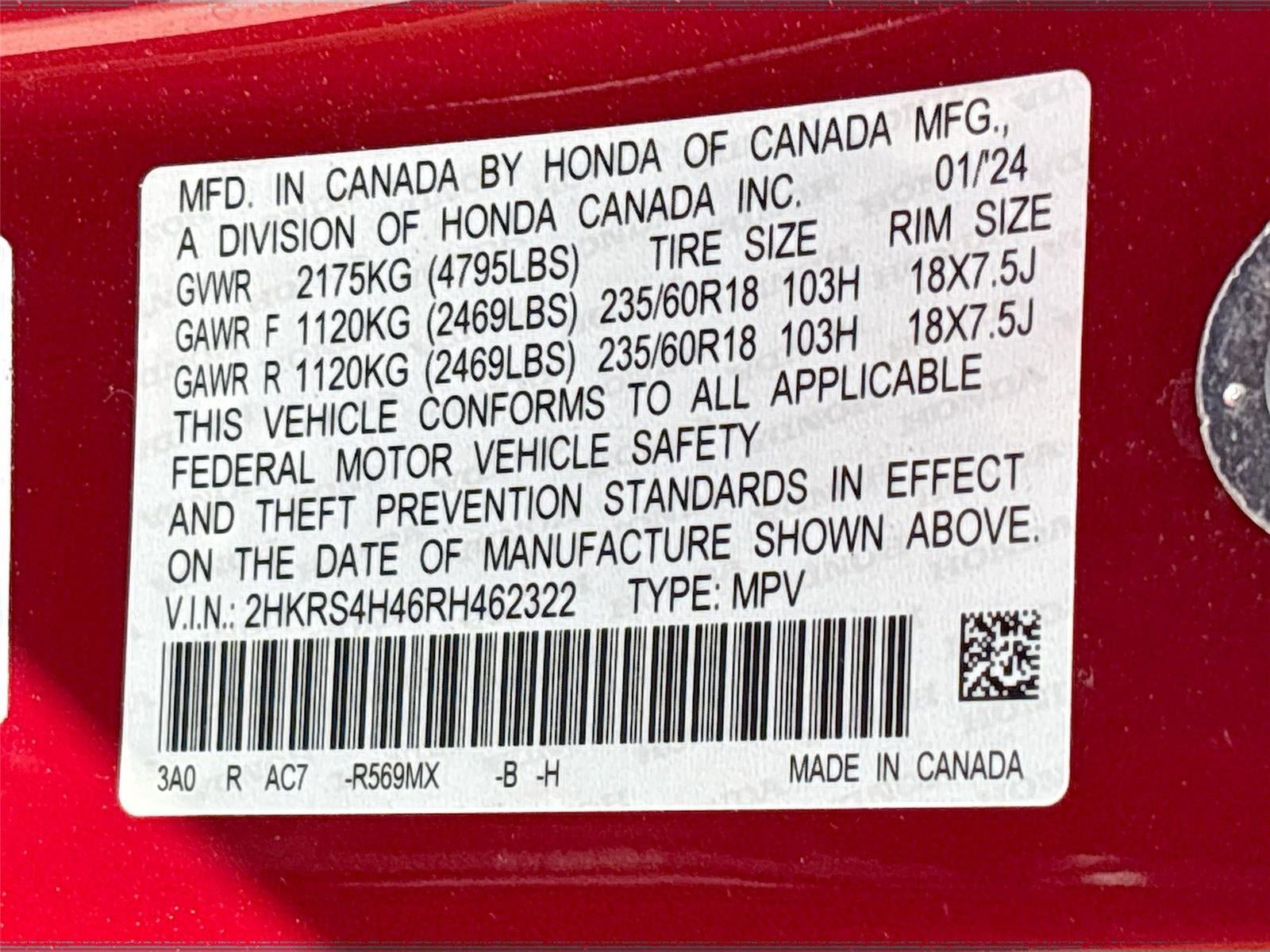 2024 Honda CR-V EX