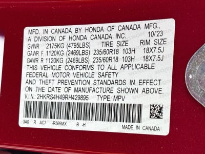 2024 Honda Cr-V EX