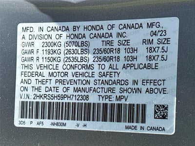 2023 Honda CR-V Hybrid Sport
