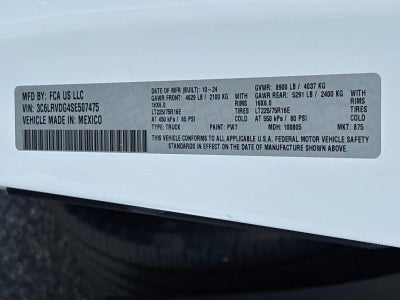 2025 RAM ProMaster Cargo Van Tradesman