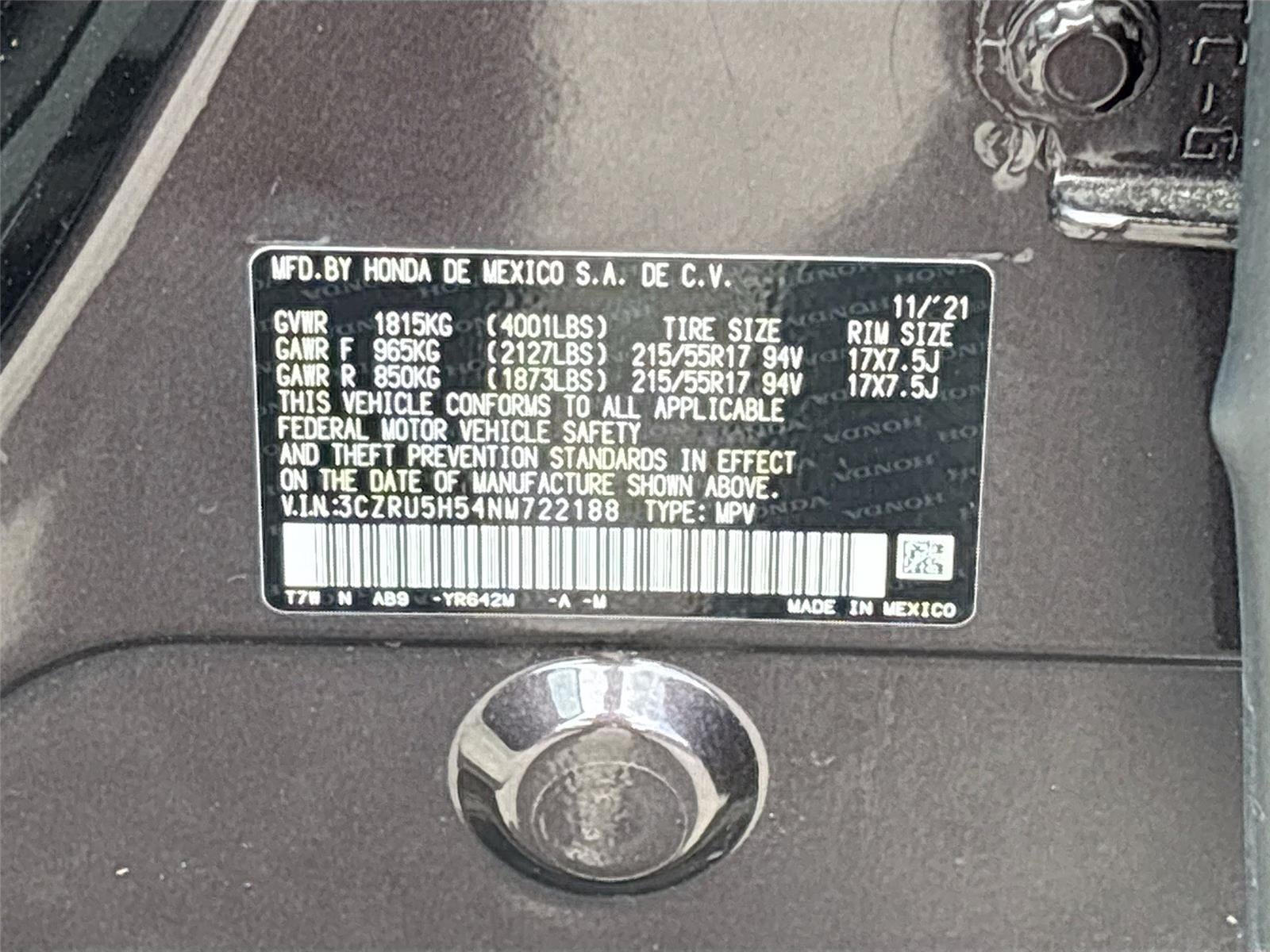 2022 Honda HR-V EX