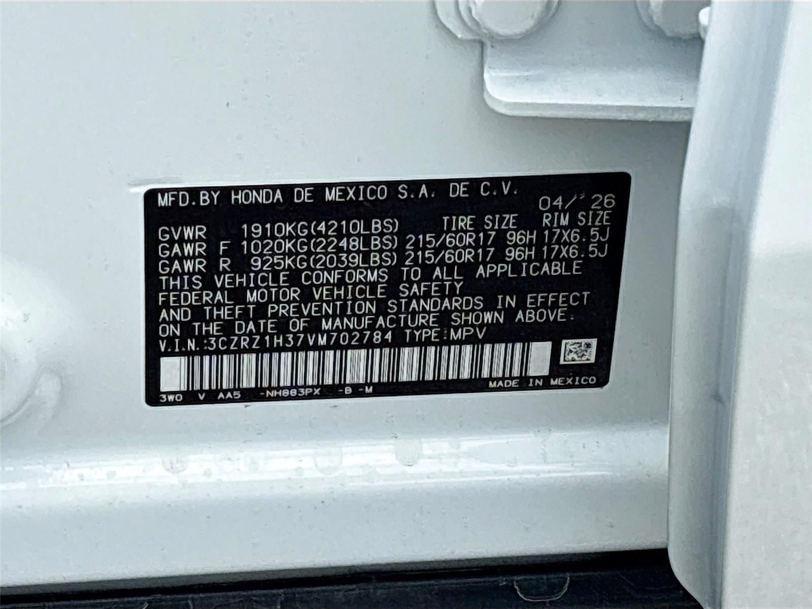 2027 Honda HR-V LX