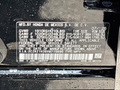 2027 Honda Hr-V LX