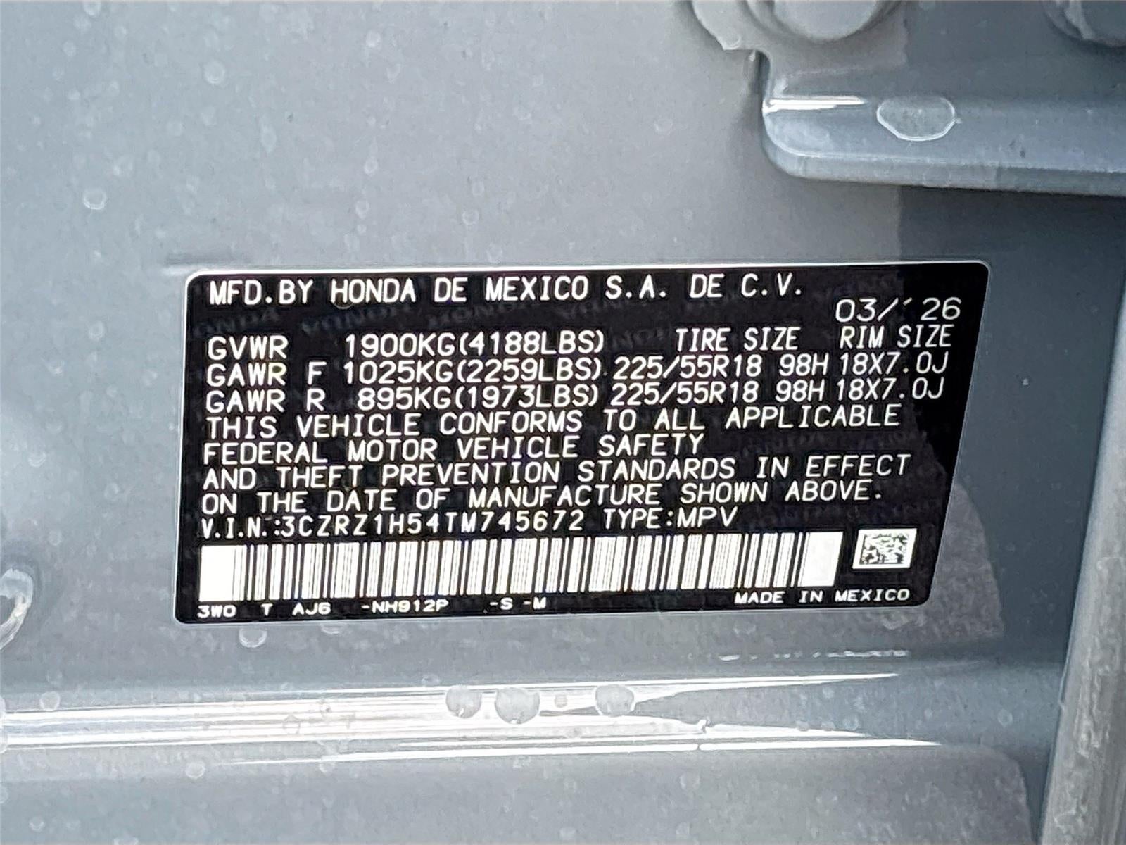 2026 Honda HR-V Sport