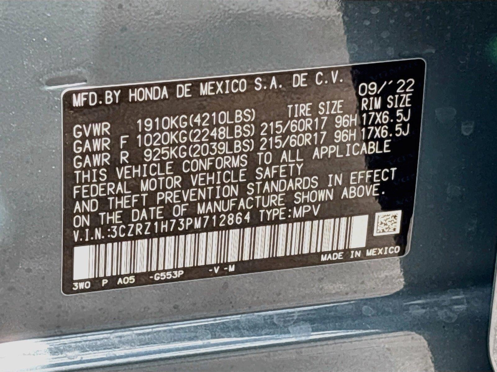 2023 Honda Hr-V EX-L
