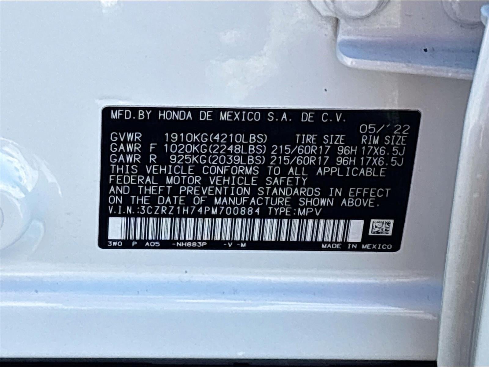 2023 Honda HR-V EX-L