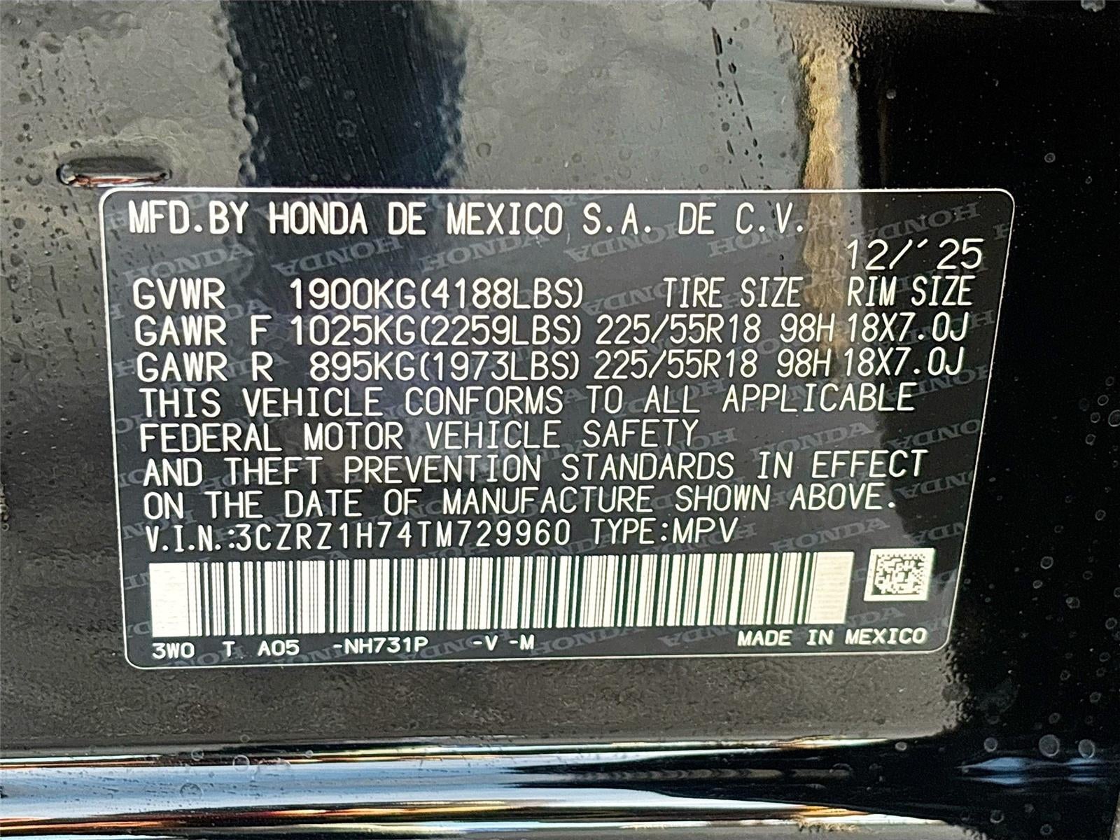 2026 Honda HR-V EX-L