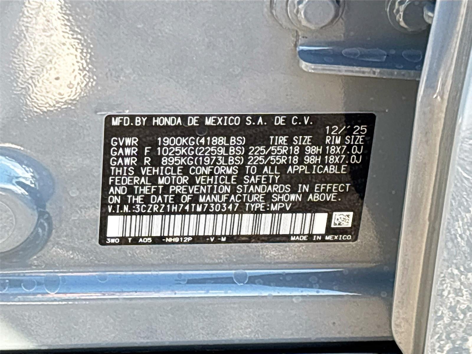 2026 Honda HR-V EX-L