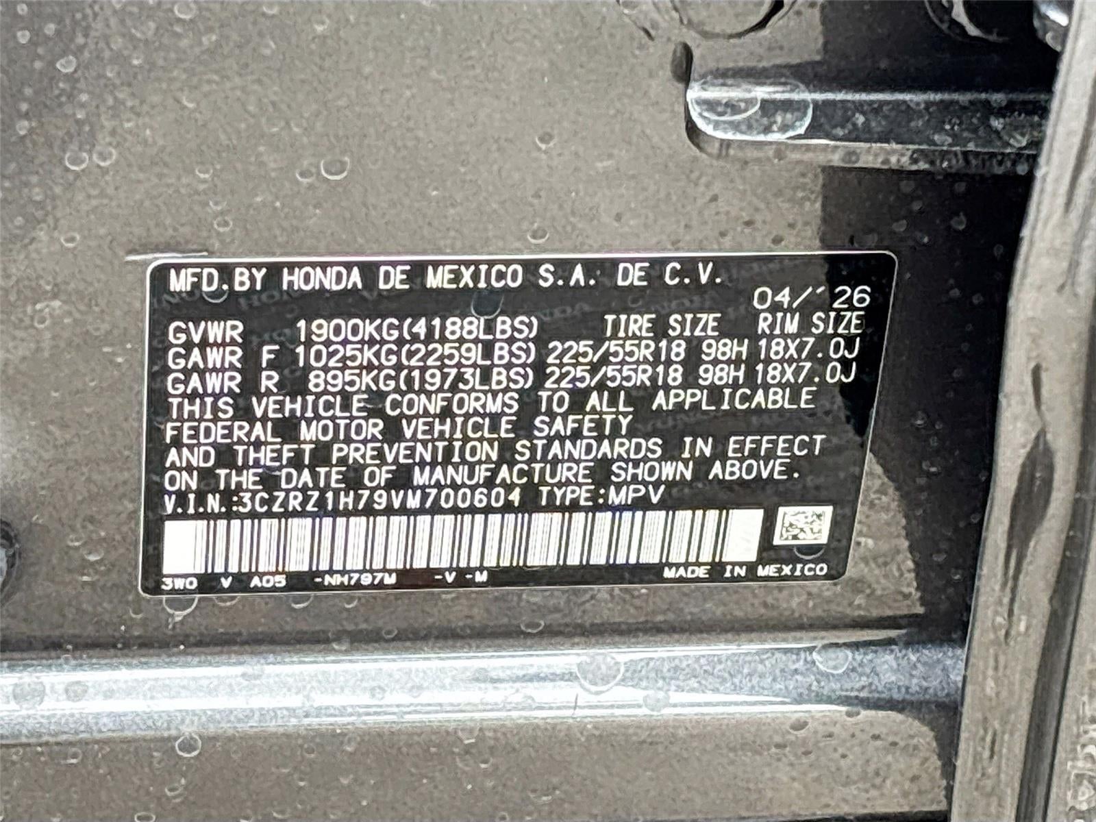 2027 Honda HR-V EX-L