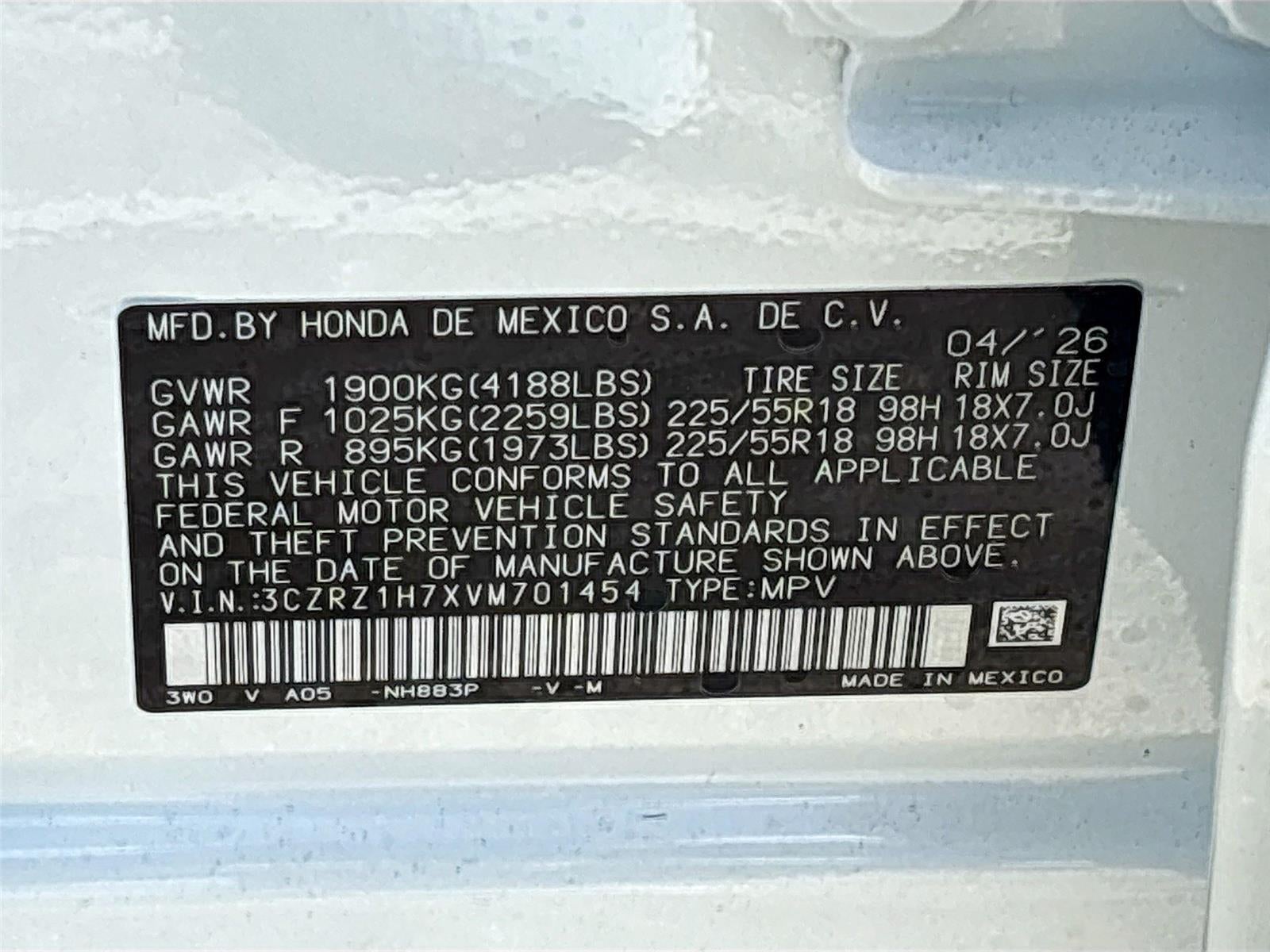 2027 Honda HR-V EX-L
