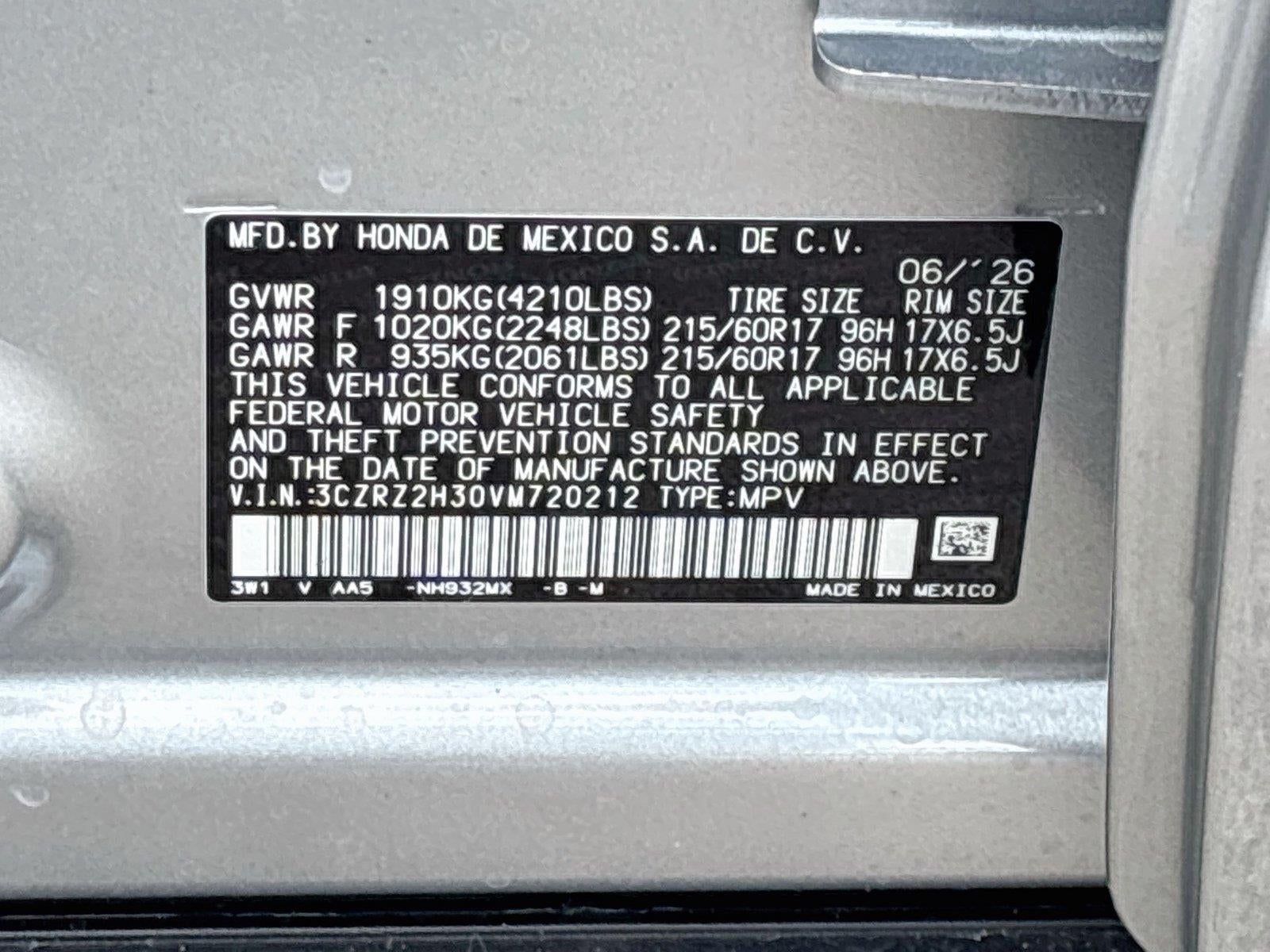 2027 Honda HR-V LX