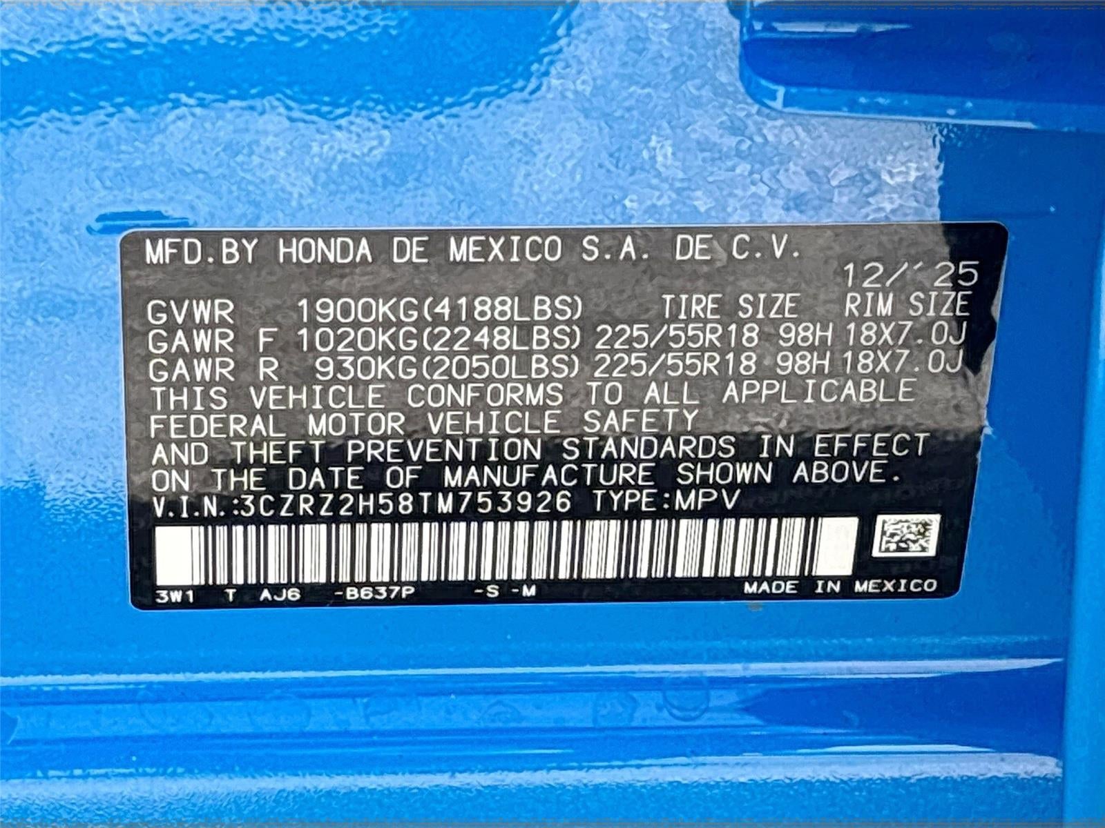 2026 Honda HR-V Sport