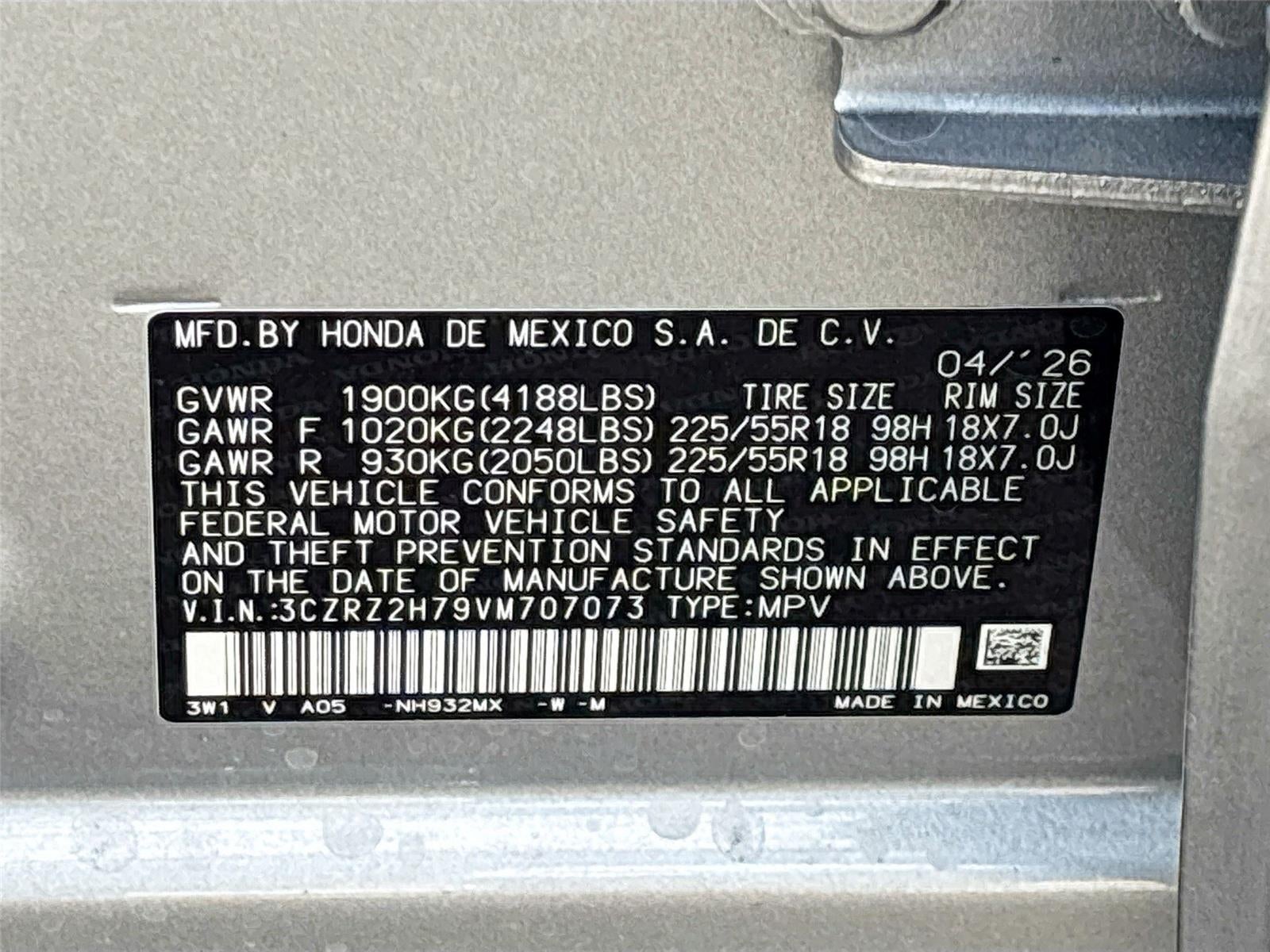 2027 Honda HR-V EX-L