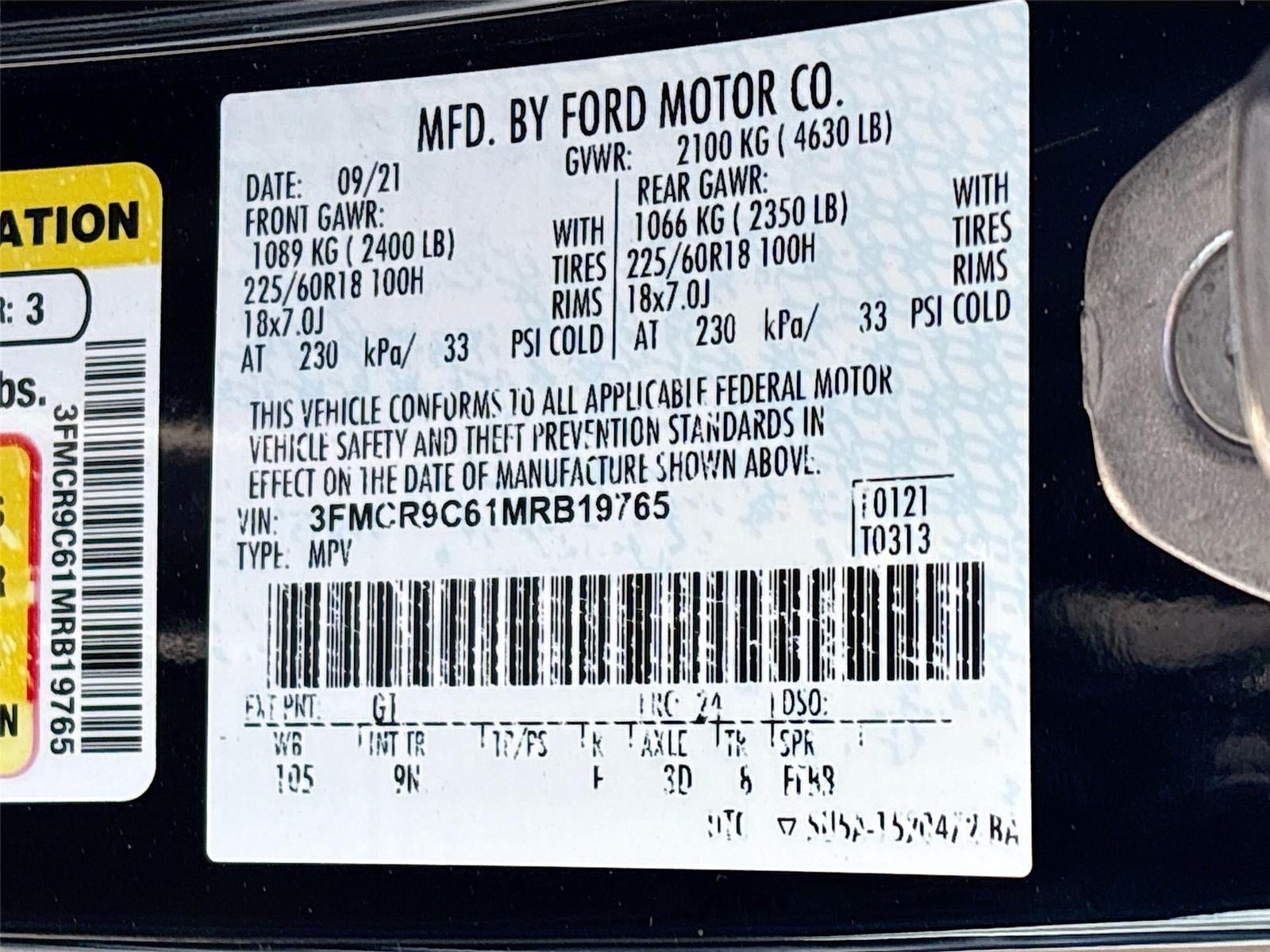 2021 Ford Bronco Sport Outer Banks